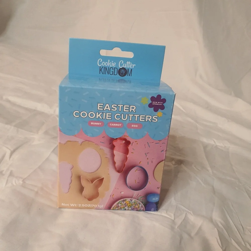 Cookie‎ Cutter Kingdom Easter Cookie Cutters Set Bunny Carrot Egg with Sprinkles